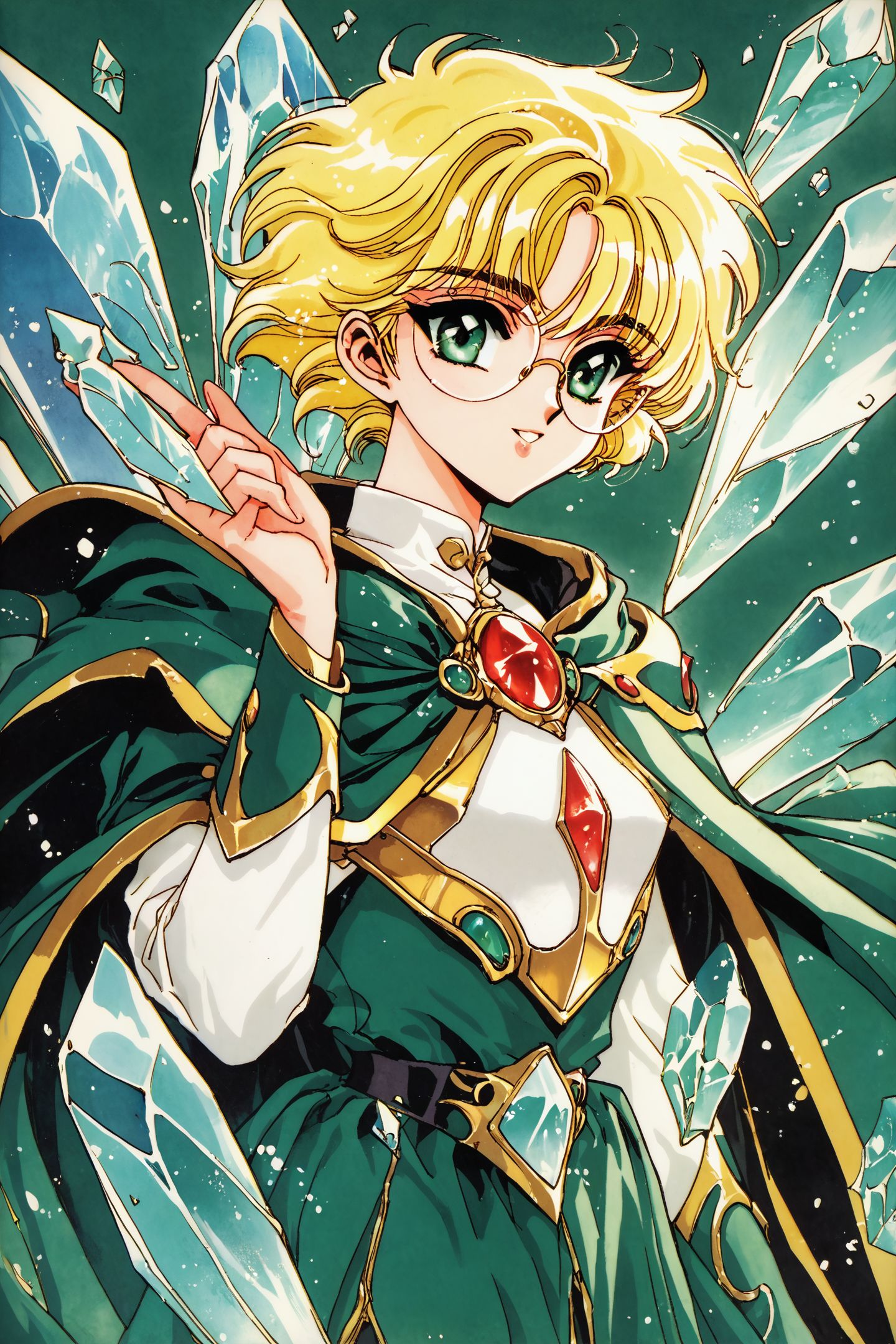 36006-2658946604-score_9,score_8_up,score_7_up,masterpiece,best quality,_Magic Knight Rayearth,_Hououji Fuu,1girl,solo,green theme,short hair,blo.jpg